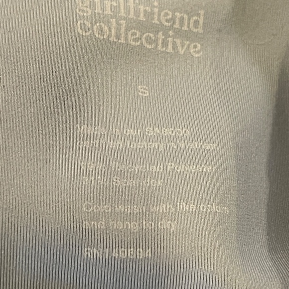 NEW! Girlfriend Collective Baby Blue (Sky) Full Length Leggings. Size Small - Picture 13 of 13